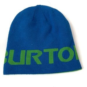 Burton Billboard reversible beanie blue and green snowboarding hat